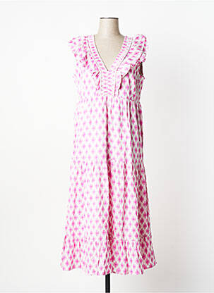 Rochie midi croială fluidă fără mâneci violet HATLEY femeie