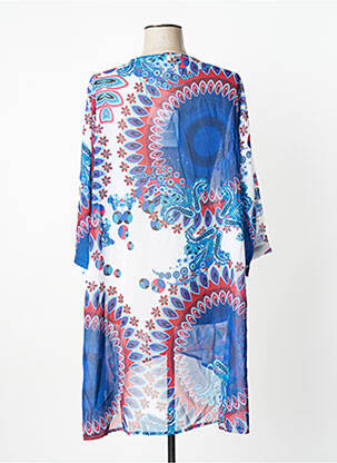Rochie de plajă croială fluidă albastru VERDISSIMA femeie