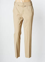 Pantalon slim țesătură poplin mărime normală bej RED VALENTINO femeie