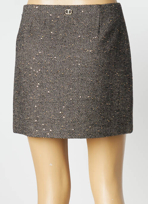 Fustă scurtă bej TWINSET femeie