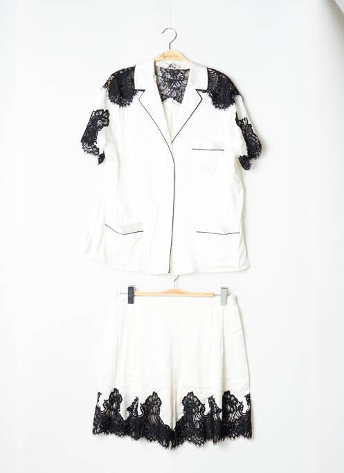 Pijamale scurte bej MARJOLAINE femeie