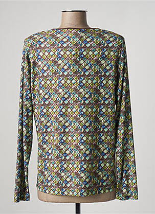 Top elasticitate mâneci lungi verde GENUINE femeie