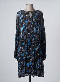 Rochie midi croială fluidă mâneci lungi albastru B.YOUNG femeie