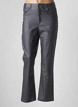 Pantalon slim talie înaltă talie înaltă gri B.YOUNG femeie