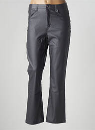Pantalon slim talie înaltă talie înaltă gri B.YOUNG femeie