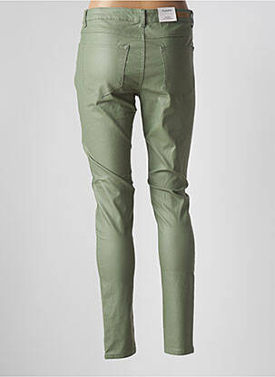 Pantalon slim țesătură acoperită mărime normală verde B.YOUNG femeie