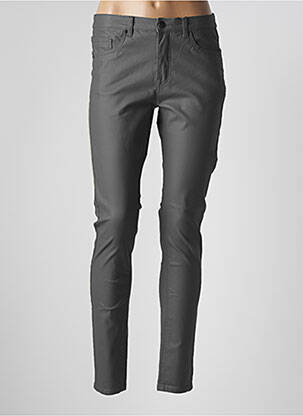 Pantalon slim țesătură acoperită mărime normală gri B.YOUNG femeie