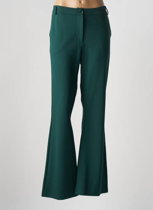 Pantalon evazat verde GEISHA femeie