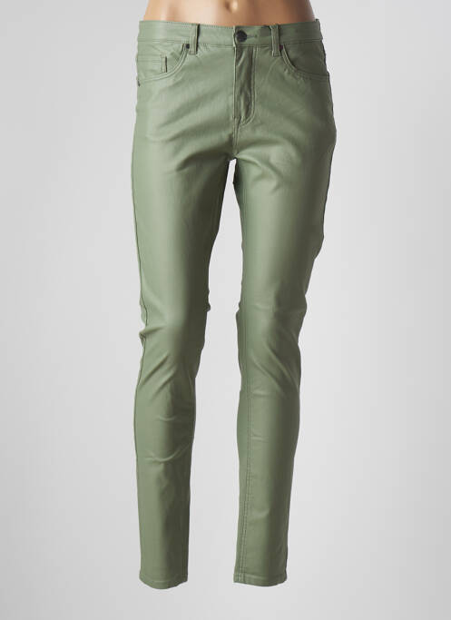Pantalon slim verde B.YOUNG femeie
