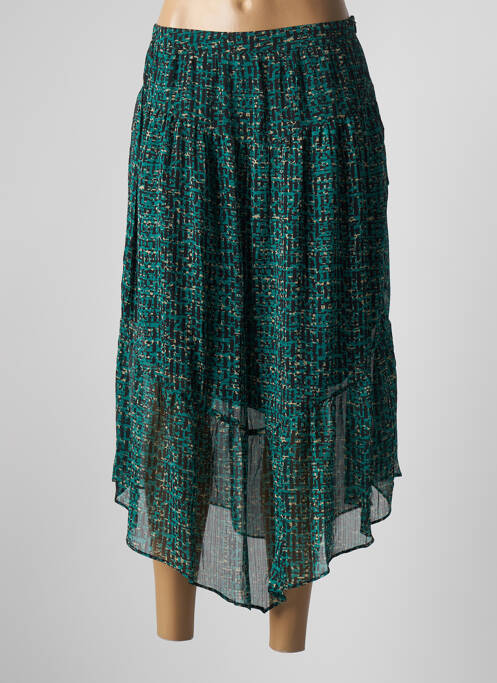 Fustă midi verde RUE MAZARINE femeie