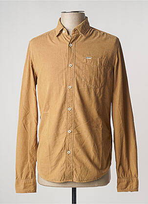 Cămașă cu mâneci lungi bej GARCIA bărbat