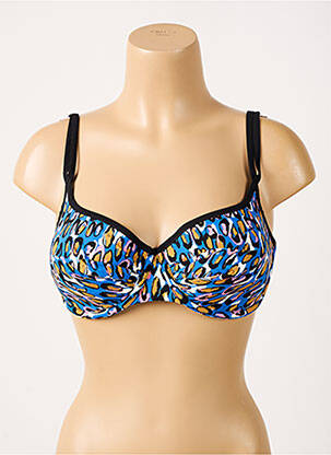 Sutien de costum de baie elasticitate top sutien modelat albastru BELCOR femeie