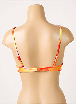 Sutien de costum de baie elasticitate top sutien push-up portocalie CHERRY BEACH femeie