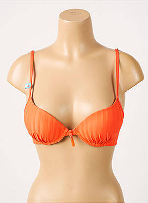 Sutien de costum de baie elasticitate top sutien push-up portocalie CHERRY BEACH femeie