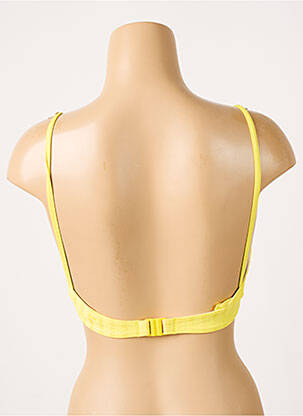 Sutien de costum de baie elasticitate top sutien modelat galben CHERRY BEACH femeie