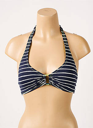 Sutien de costum de baie elasticitate top sutien modelat albastru CHERRY BEACH femeie