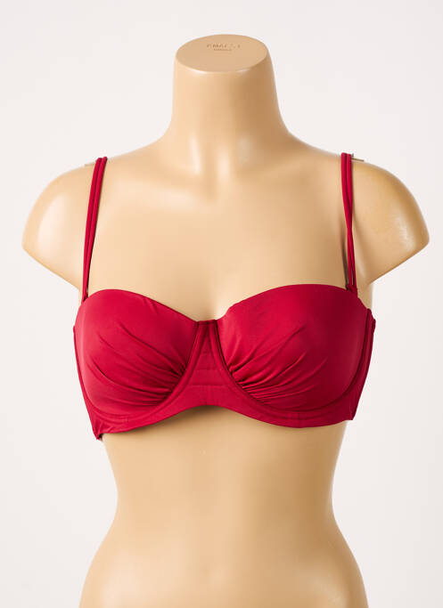 Sutien de costum de baie roșu BELCOR femeie