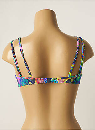 Sutien de costum de baie elasticitate top sutien modelat albastru CHERRY BEACH femeie