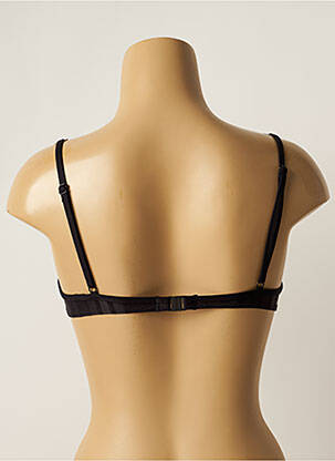 Sutien de costum de baie elasticitate top sutien modelat negru CHERRY BEACH femeie