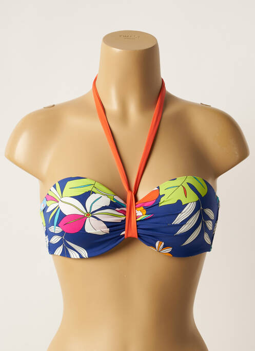 Sutien de costum de baie elasticitate top sutien modelat albastru CHERRY BEACH femme