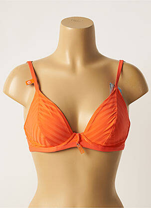 Sutien de costum de baie elasticitate top sutien modelat portocalie CHERRY BEACH femeie