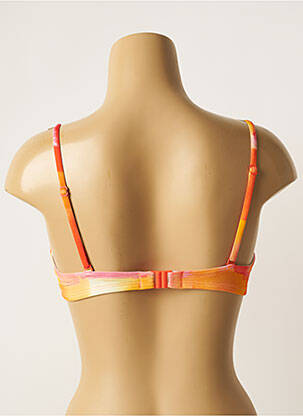 Sutien de costum de baie elasticitate top bentiță portocalie CHERRY BEACH femeie