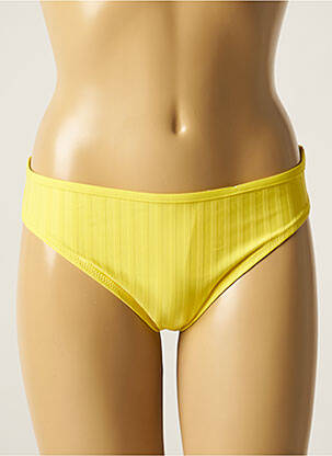 Chiloți de baie galben CHERRY BEACH femeie