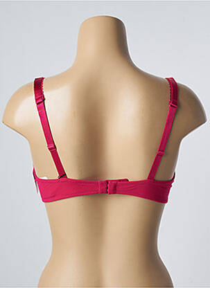 Sutien efect material satinat top sutien push-up roz AUBADE femeie