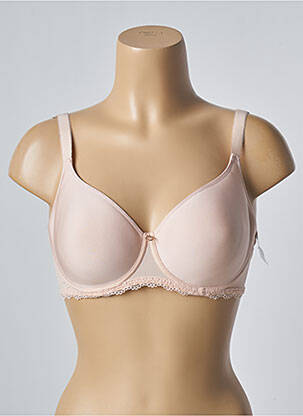 Sutien efect material satinat top sutien modelat roz AUBADE femeie