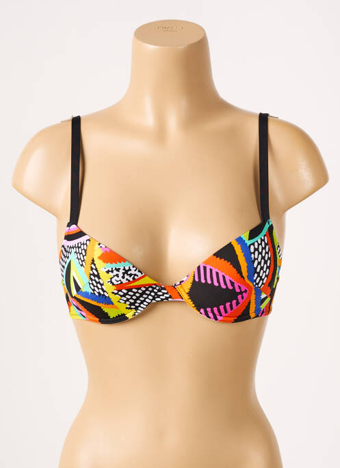 Sutien de costum de baie negru ANTIGEL femeie