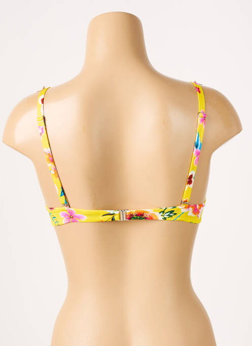 Sutien de costum de baie elasticitate top sutien push-up galben ANTIGEL femme