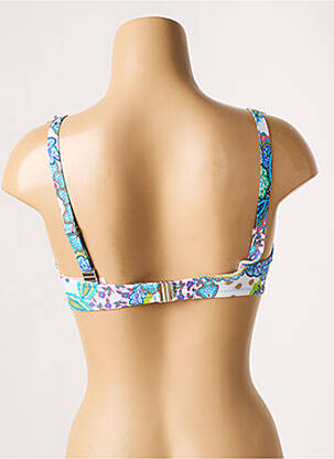 Sutien de costum de baie top sutien modelat top sutien modelat albastru ANTIGEL femeie