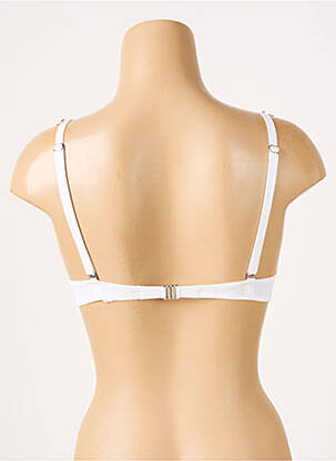 Sutien de costum de baie elasticitate top sutien push-up alb ANTIGEL femeie