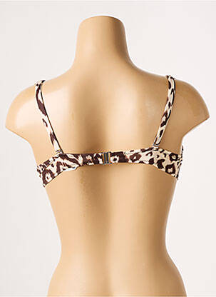 Sutien de costum de baie elasticitate top sutien modelat maro ANTIGEL femeie