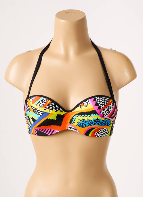 Sutien de costum de baie negru ANTIGEL femeie