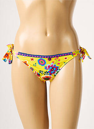 Chiloți de baie galben ANTIGEL femeie