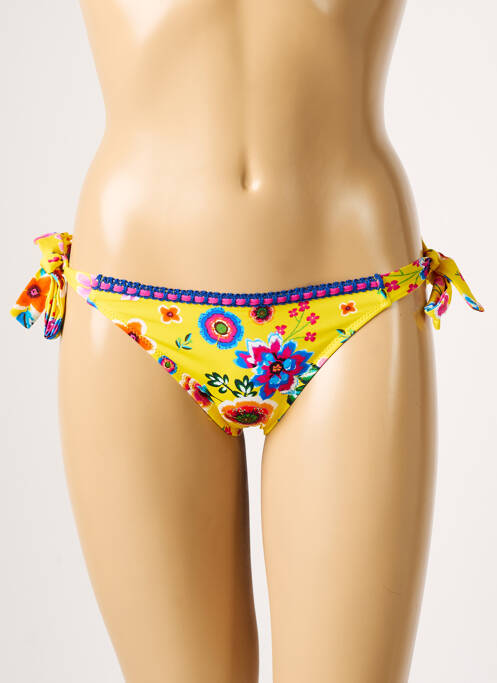 Chiloți de baie galben ANTIGEL femeie