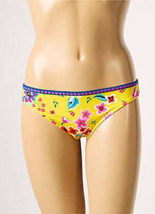 Chiloți de baie galben ANTIGEL femeie