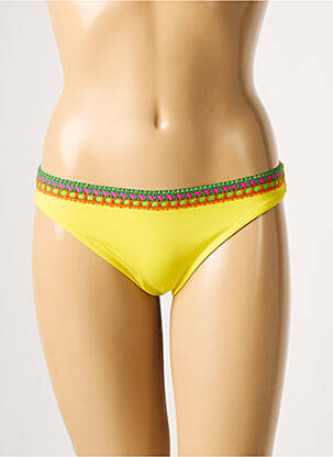 Chiloți de baie galben ANTIGEL femeie