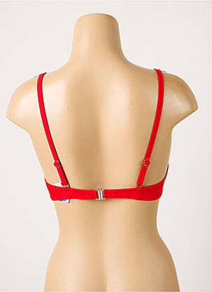Sutien de costum de baie elasticitate top sutien push-up roșu ANTIGEL femeie