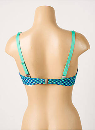 Sutien de costum de baie elasticitate top sutien modelat albastru ANTIGEL femeie