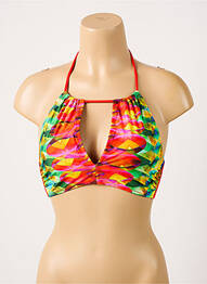 Sutien de costum de baie elasticitate roșu ANTIGEL femme