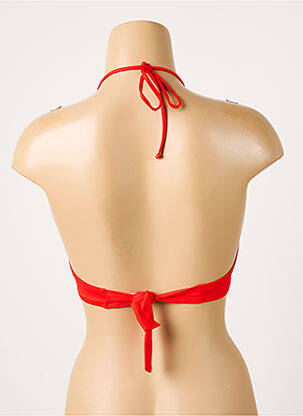 Sutien de costum de baie elasticitate roșu ANTIGEL femeie