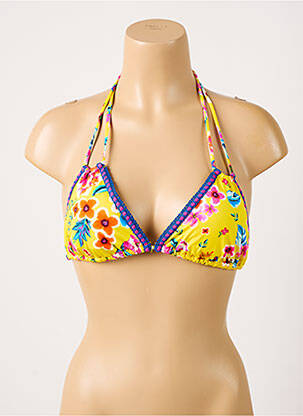 Sutien de costum de baie galben ANTIGEL femeie