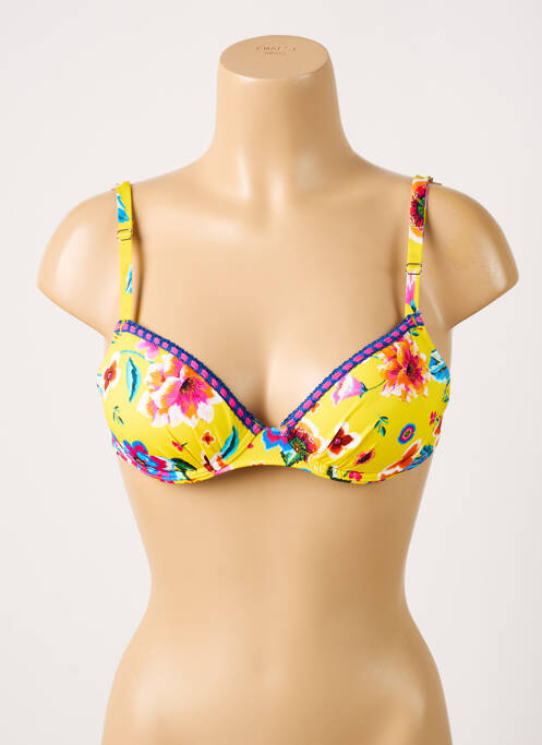 Sutien de costum de baie galben ANTIGEL femeie