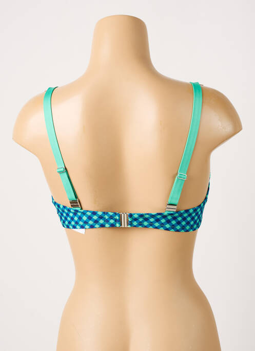 Sutien de costum de baie albastru ANTIGEL femeie