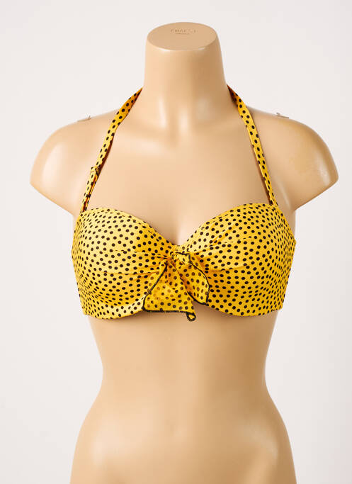 Sutien de costum de baie galben ANTIGEL femeie