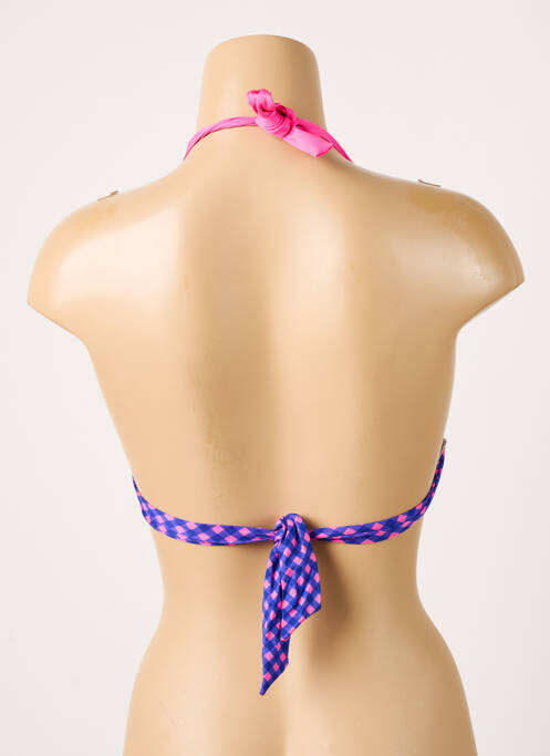 Sutien de costum de baie elasticitate top triunghiuri violet ANTIGEL femme