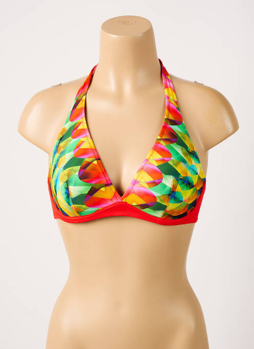 Sutien de costum de baie roșu ANTIGEL femeie