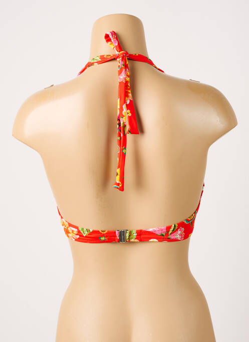 Sutien de costum de baie roșu ANTIGEL femeie